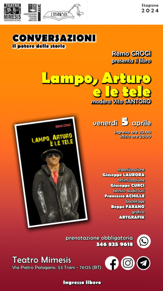 Remo Croci - Lampo, Arturo e le tele