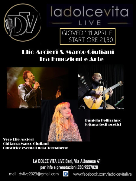 Elio Arcieri e Marco Giuliani tra Emozioni e Arte
