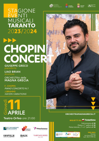 CHOPIN CONCERT - Giuseppe Greco & l'Orchestra della Magna Grecia