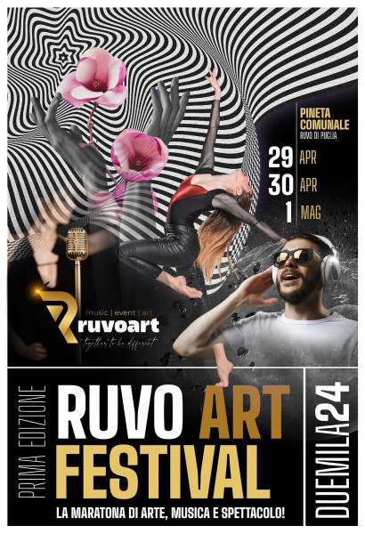 RUVO ART FESTIVAL 2024 maratona di arte,musica e spettacolo