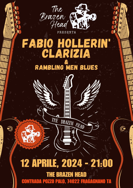 FABIO HOLLERIN CLARIZIA & RAMBLIN MEN BLUES al Brazen Head