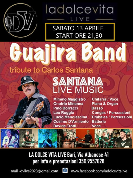 Guajira Band Tribute Santana
