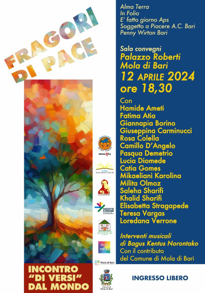 Reading: FRAGORI DI PACE, incontro di versi dal mondo