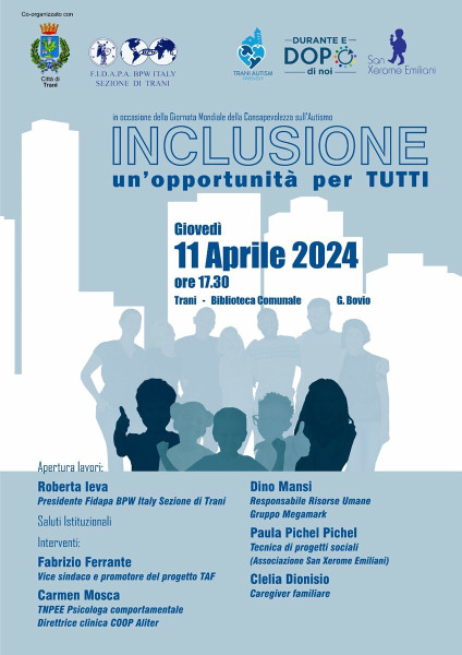 Incontro tematico su INCLUSIONE: UNOPPORTUNITÀ PER TUTTI