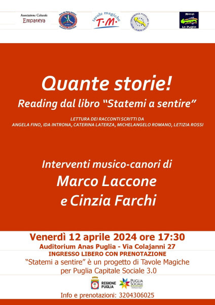 Quante Storie! - il Reading