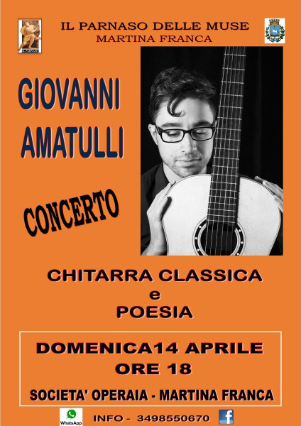 CONCERTO DI CHITARRA CLASSICA E POESIA