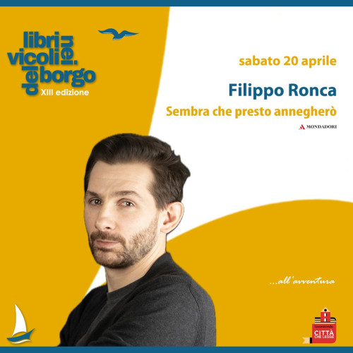 Filippo Ronca presenta "Sembra che presto annegherò"