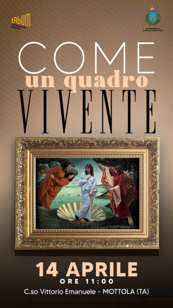 COME UN QUADRO VIVENTE!