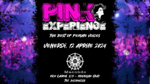 Pink Experience live