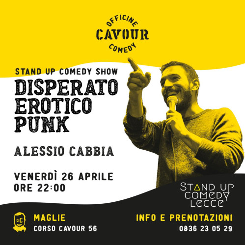 Alessio Cabbia Live a Maglie - Stand up comedy show