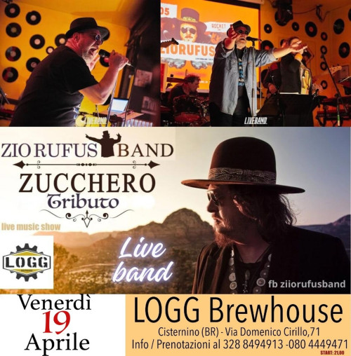 Concerto Zucchero Fornaciari by ZIO RUFUS BAND at LOGG Brewhouse