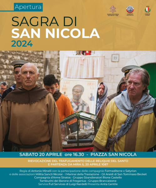 Apertura della Sagra di San Nicola 2024 a Bari