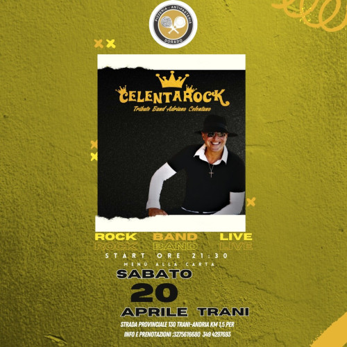 Celentarock - tribute band Adriano Celentano live a Trani