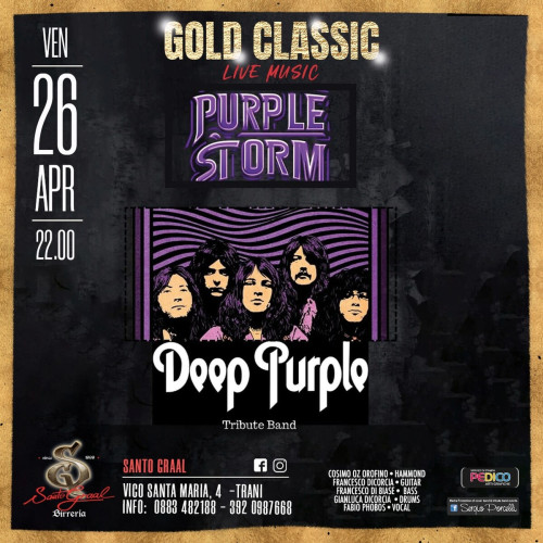 Purple Storm - Deep Purple tribute band live a Trani