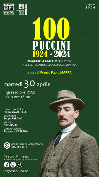 100 Puccini - omaggio a Giacomo Puccini
