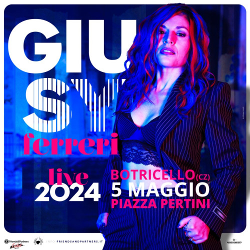 Giusy Ferreri live concert il 5 maggio a Botricello