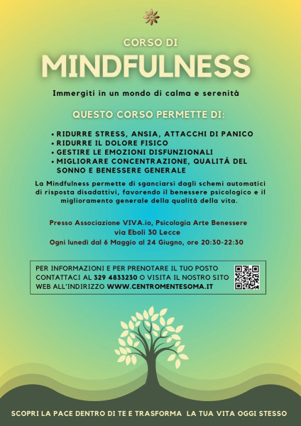 Mindfulness: la pratica dell'attenzione. A maggio il corso condotto da Giovanni Franceschi a Lecce