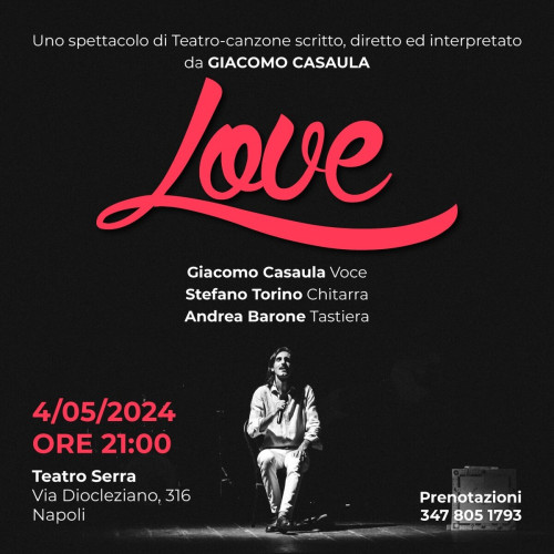 "Love" il nuovo progetto di Casaula debutta al Teatro Serra
