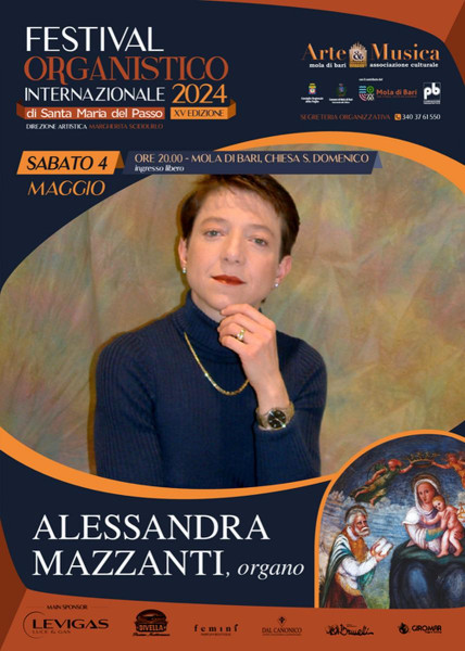 L'organista Alessandra Mazzanti al Festival Internazionale di Santa Maria del Passo