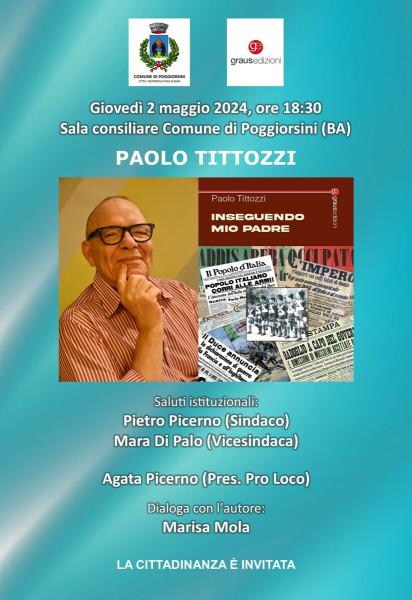 Paolo Tittozzi presenta il suo INSEGUENDO MIO PADRE
