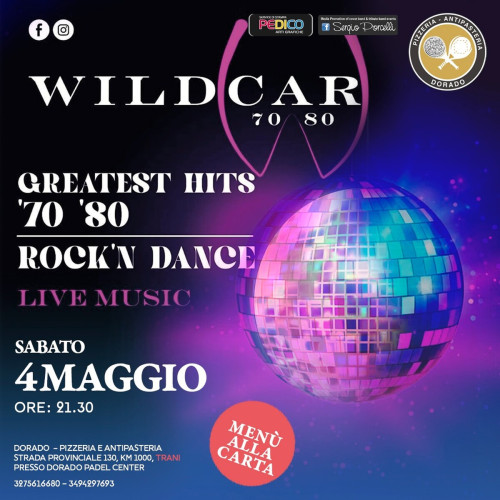 Wild car 70 80 Greatest hits live dance a Trani