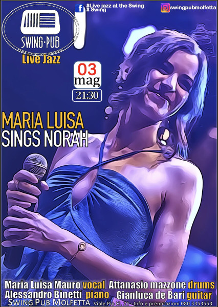 Live jazz - Maria Luisa sings Norah