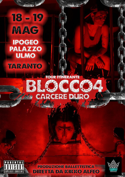 BLOCCO4 Carcere duro - 18 & 19 Maggio - Spettacolo Ballettistico Tour Interattivo