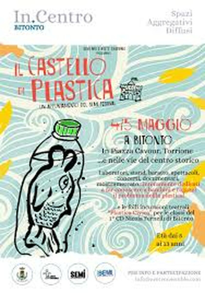 "Il castello di plastica", laboratori e spettacoli in piazza Cavour il 4 e 5 maggio
