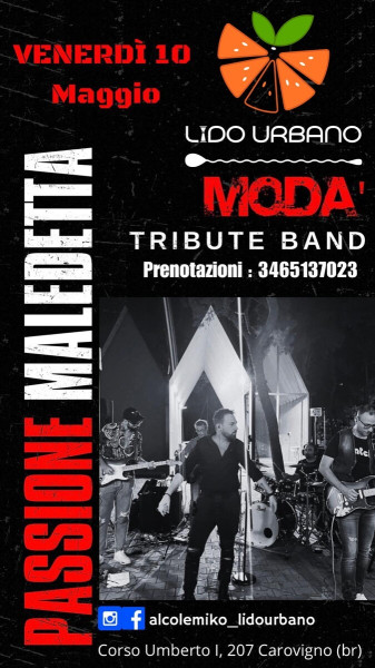 Modà Tribute Band live Lido Urbano, Carovigno (BR)