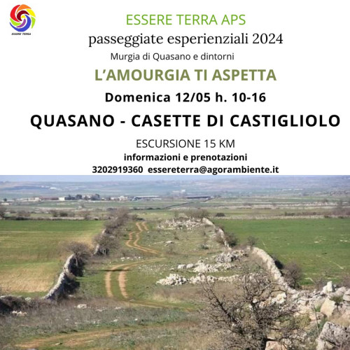Escursione Quasano-Casette di Castigliolo