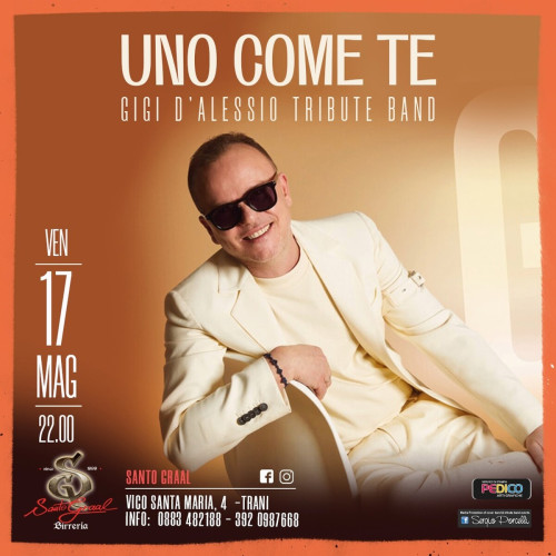 Uno come te - Gigi D'Alessio tribute band live a Trani