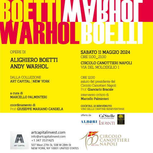 BOETTI WARHOL / Opere di Alighiero Boetti & Andy Warhol