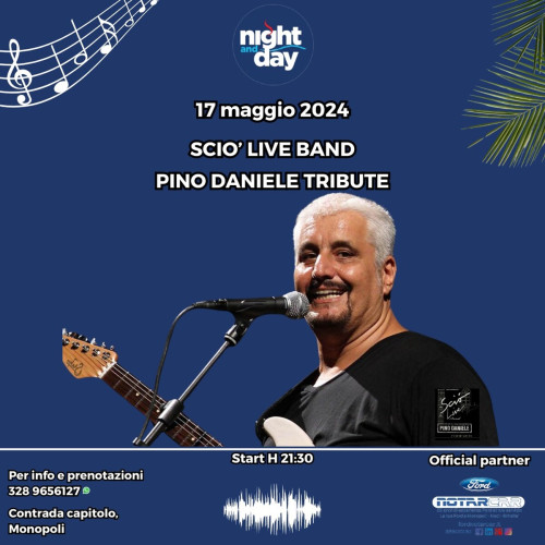 Sciò Live band - Pino Daniele tribute band live at Night and Day