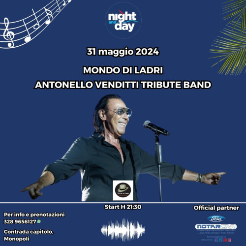Mondo di Ladri - Antonello Venditti tribute band live at Night and Day