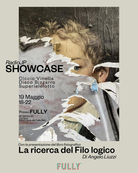 Showcase Radio JP + Presentazione libro fotografico "La ricerca del Filo logico" di Angelo Liuzzi