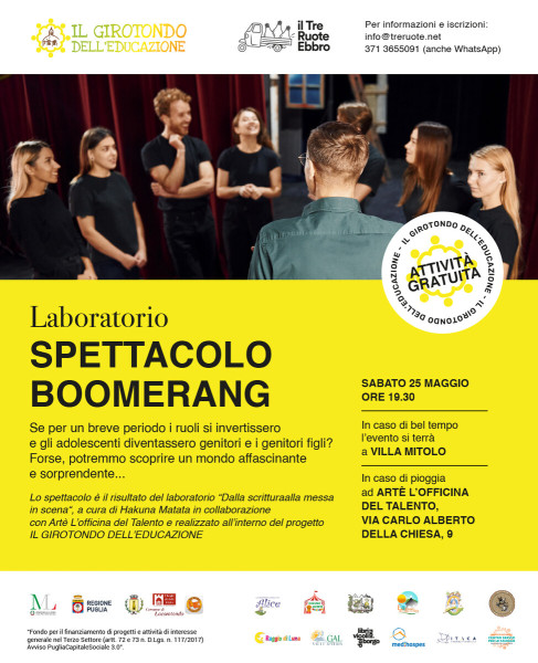 Locorotondo – Spettacolo teatrale “BOOMBERANG”