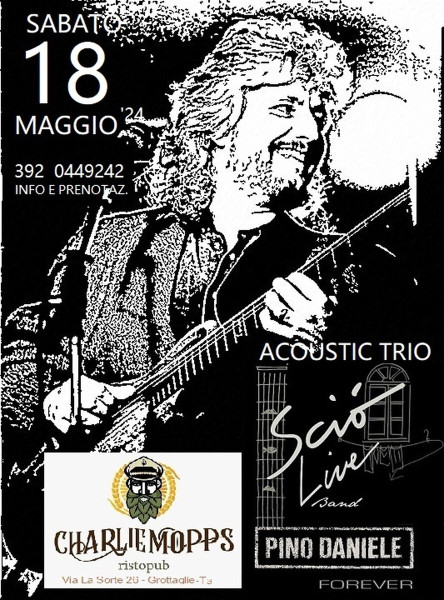Sciò Live Band Pino Daniele Forever -Acoustic Trio Project