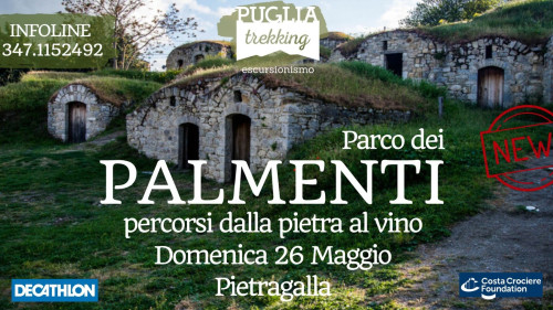 Bari – PARCO DEI PALMENTI Percorsi dalla pietra al vino