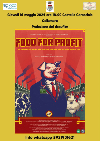 Docufilm food for profit