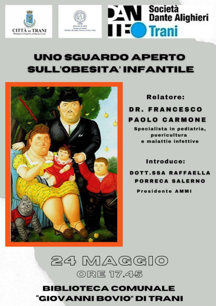 Incontro tematico su UNO SGUARDO SULL'OBESITA'INFANTILE