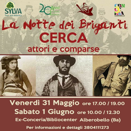 Casting La Notte dei Briganti - Alberobello