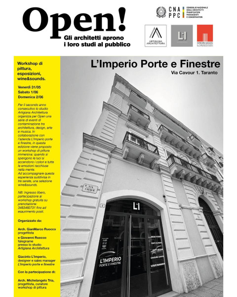 OPEN! Studi Aperti - Pittura Aperitivo e Architettura