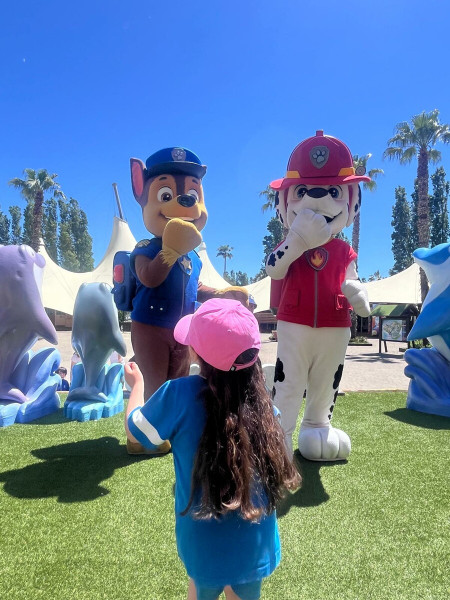 Chase e Marshall di Paw Patrol a Zoomarine