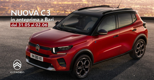Nuova C3 in anteprima a Bari