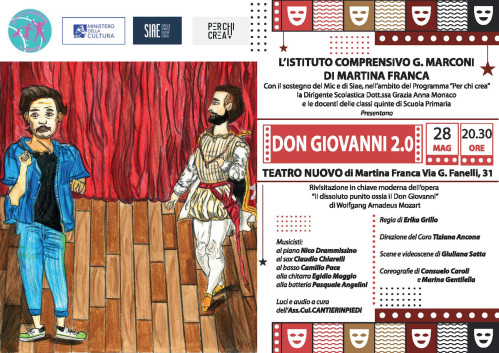 Don Giovanni 2.0 - L'I.C. "G. Marconi" rilegge Mozart. 120 studenti in scena