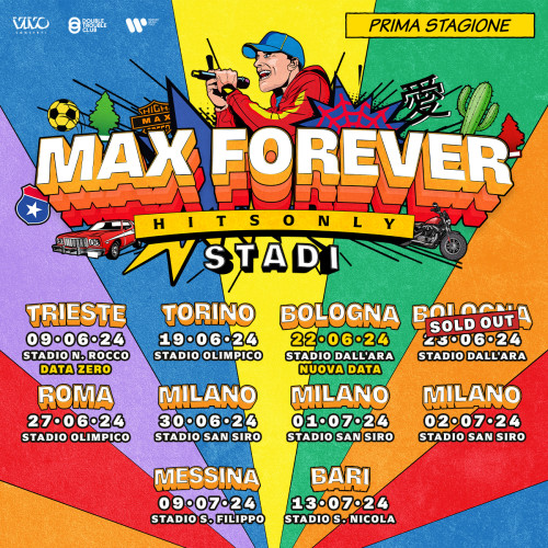 Max Pezzali in Tour: MAX FOREVER (HITS ONLY)