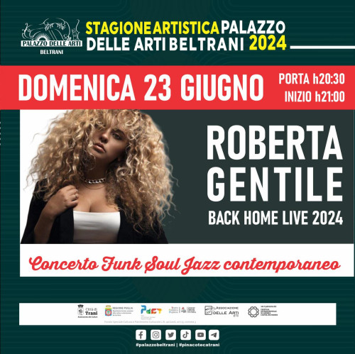 Roberta Gentile Back  Home Live 2024