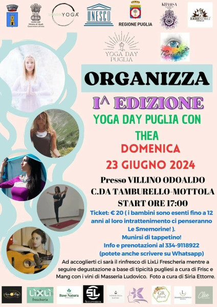 Yoga Day Puglia al Villino Odaldo