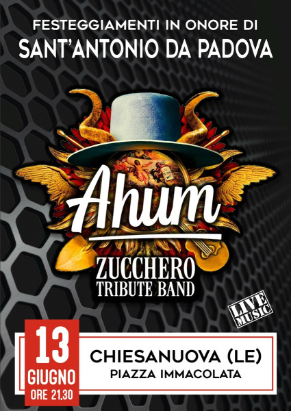 AHUM - Zucchero Tribute Band live concert
