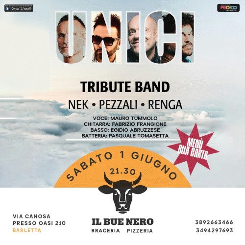 UNICI - Tribute band Nek Pezzali Renga live a Barletta